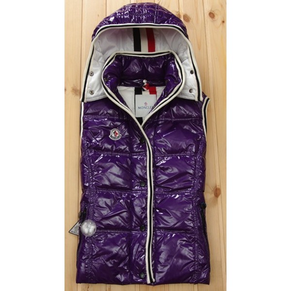 Moncler Gilet Donna Piumini Viola uscita M43